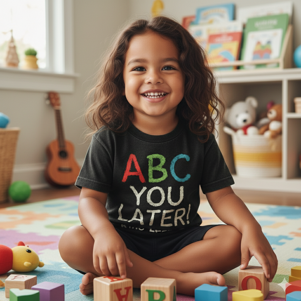 ABC YOU LATER TODDLER T-SHIRT